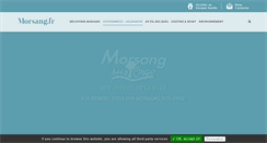 Desktop Screenshot of morsang.fr